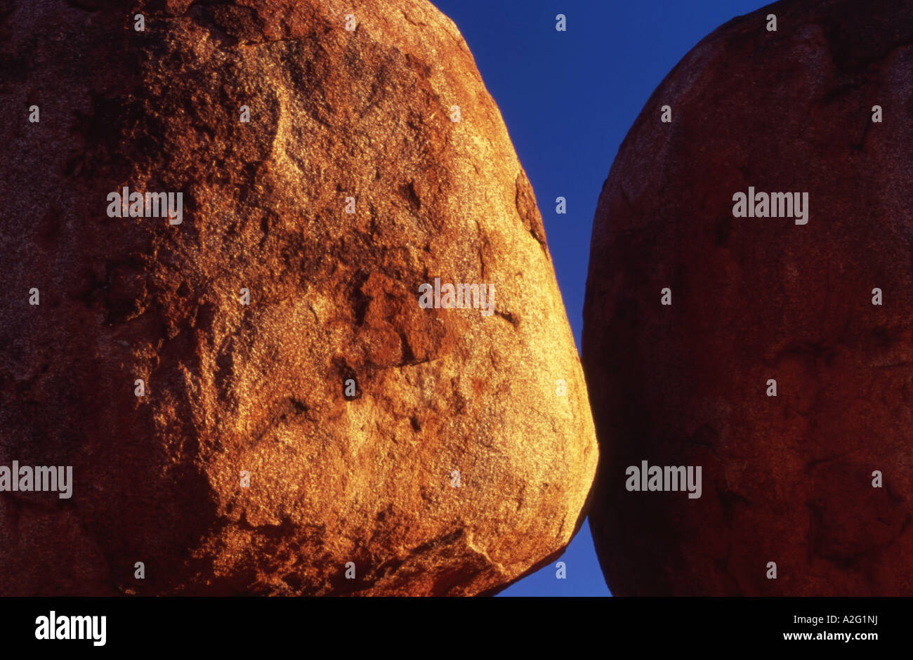 The Devils Marbles detail Northern Territory Australia Stock Photo