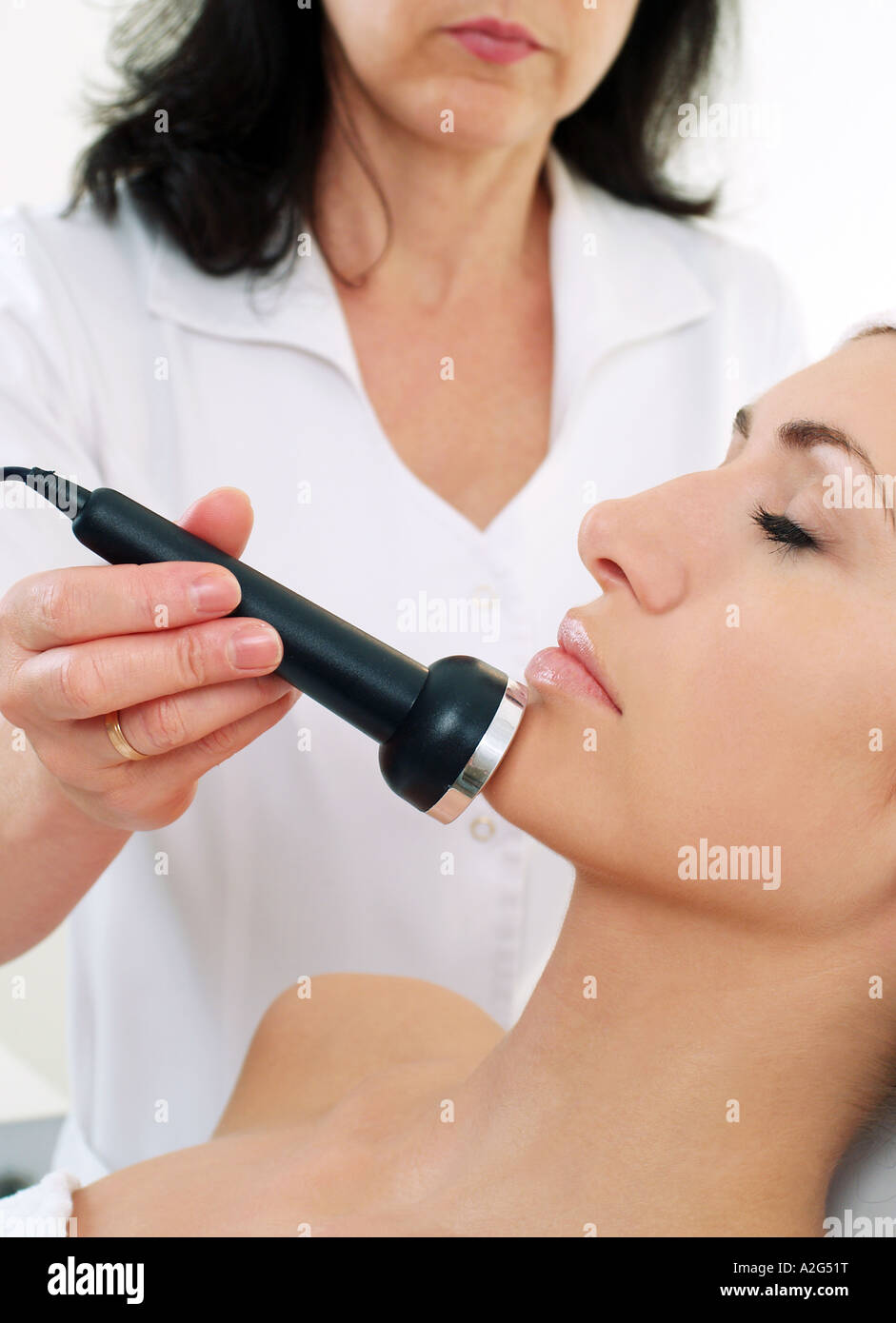Mature Woman And Hair Salon Stock Photos Mature Woman And Hair