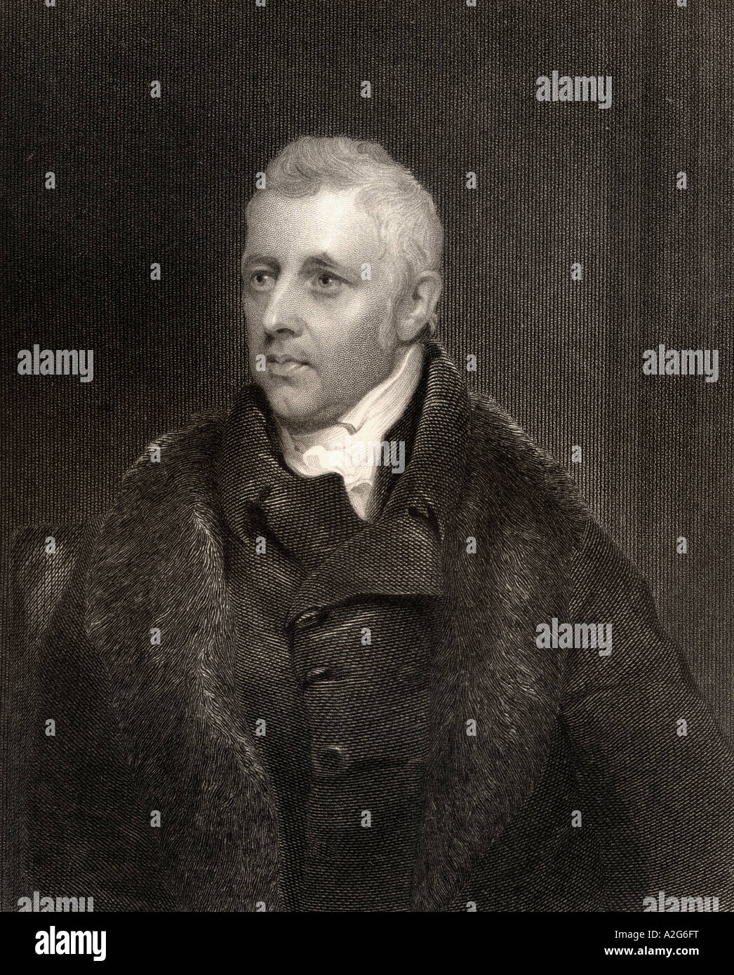 Dudley Ryder, 1st Earl of Harrowby, 1762 - 1847. British politician of the Pittite faction and the Tory party. Stock Photo