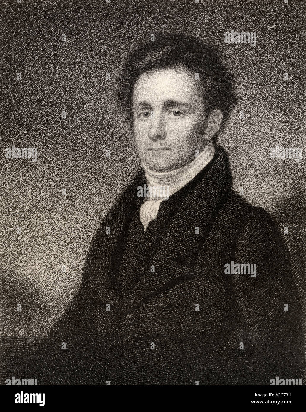 Robert Jameson, 1774 - 1854. Scottish naturalist and mineralogist. Regius professor of natural history in the University of Edinburgh. Stock Photo