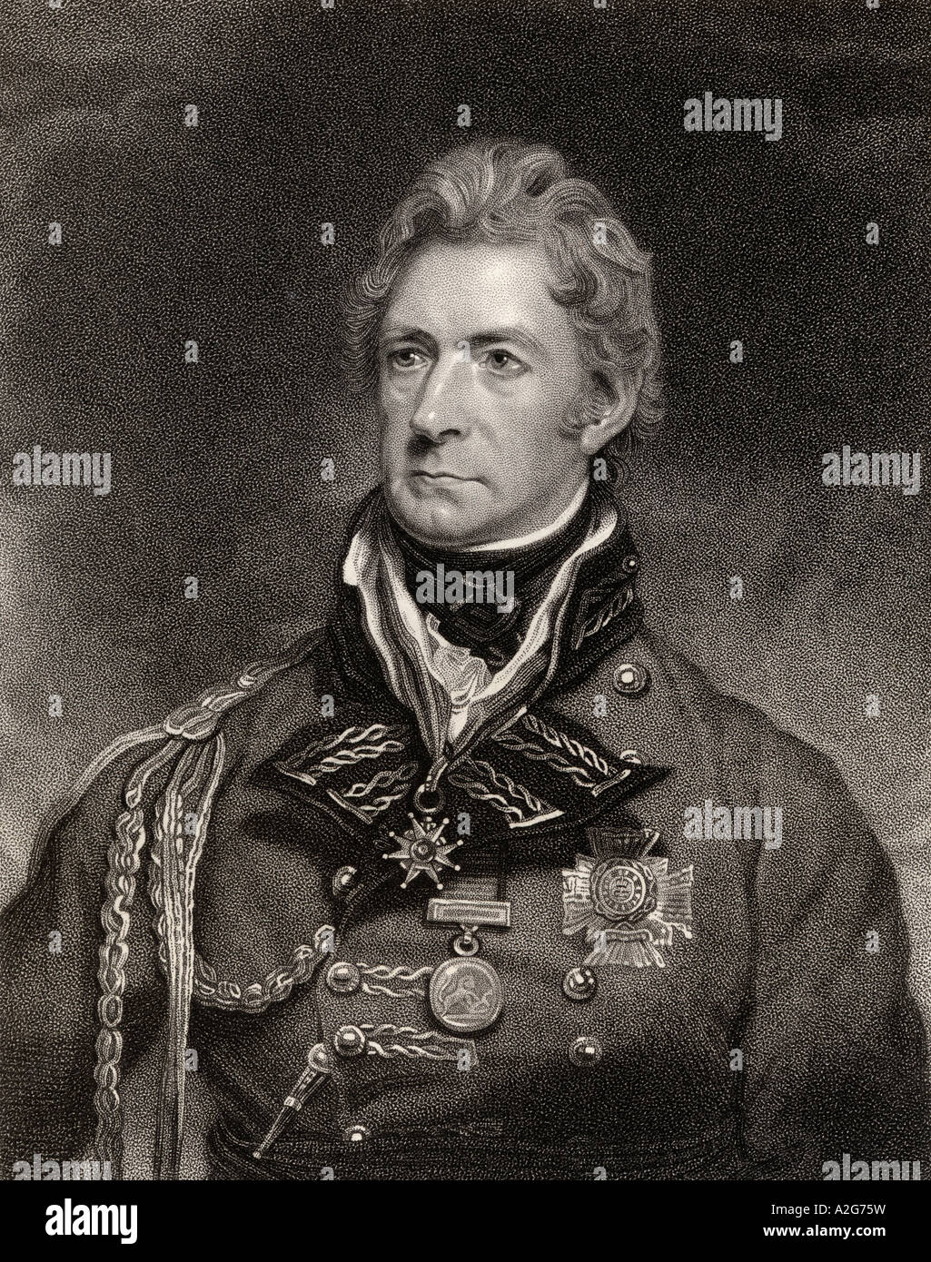 Sir Thomas Munro, 1st Baronet, 1761-1827.  British administrator in India Stock Photo