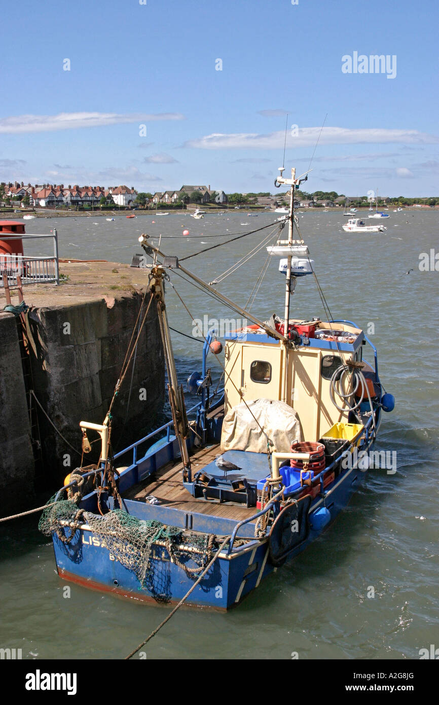 Fishing boat Barrow in Furness Cumbria UK Stock Photo - Alamy
