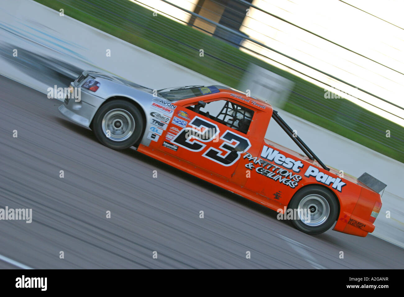 Racing pick up truck Stock Photo - Alamy