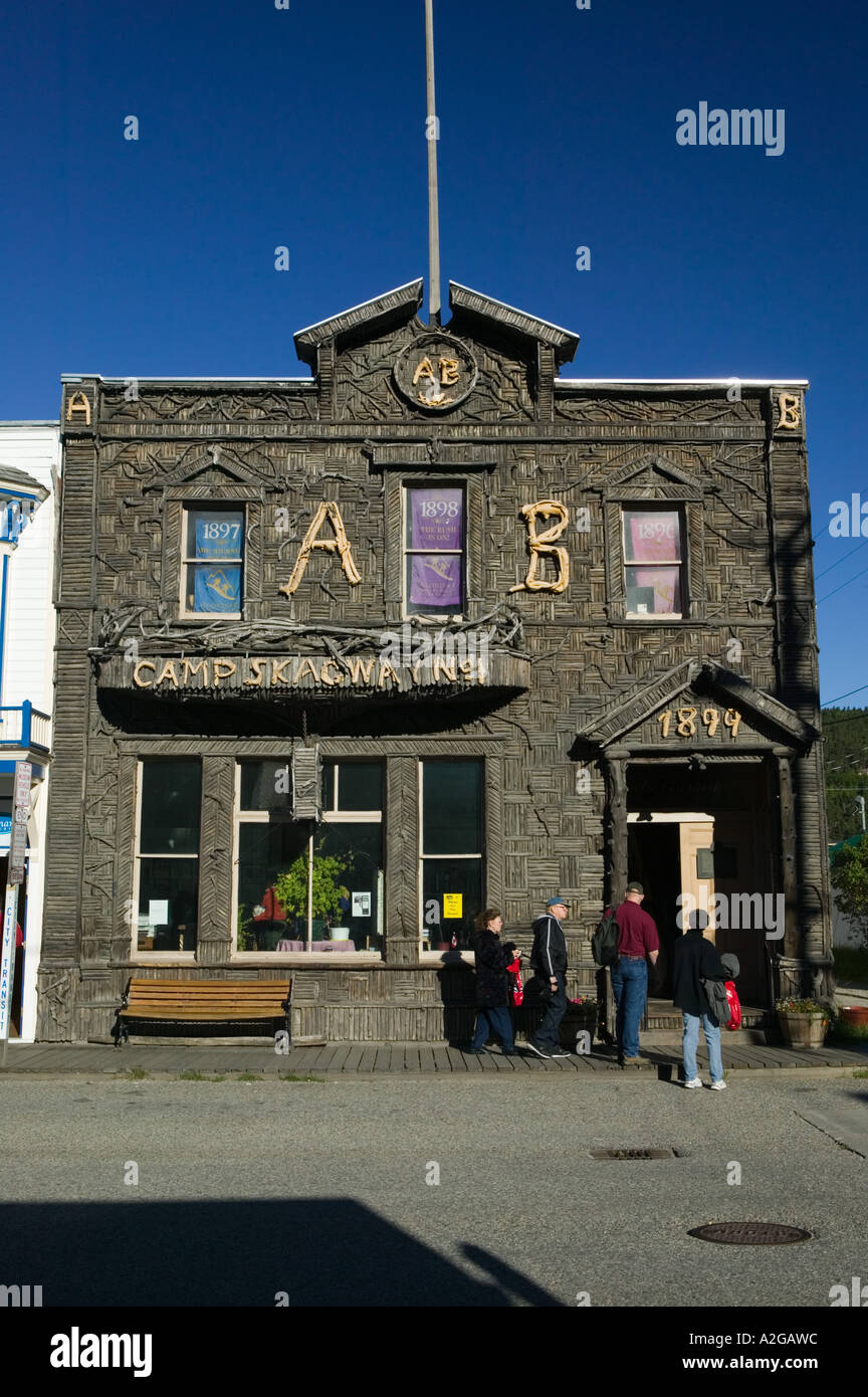 USA, ALASKA, Southeast Alaska, SKAGWAY Arctic Brotherhood Hall