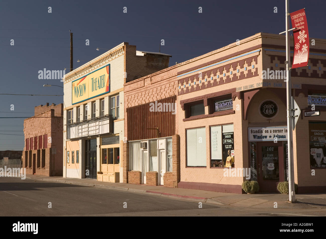 Downtown winslow hires stock photography and images Alamy