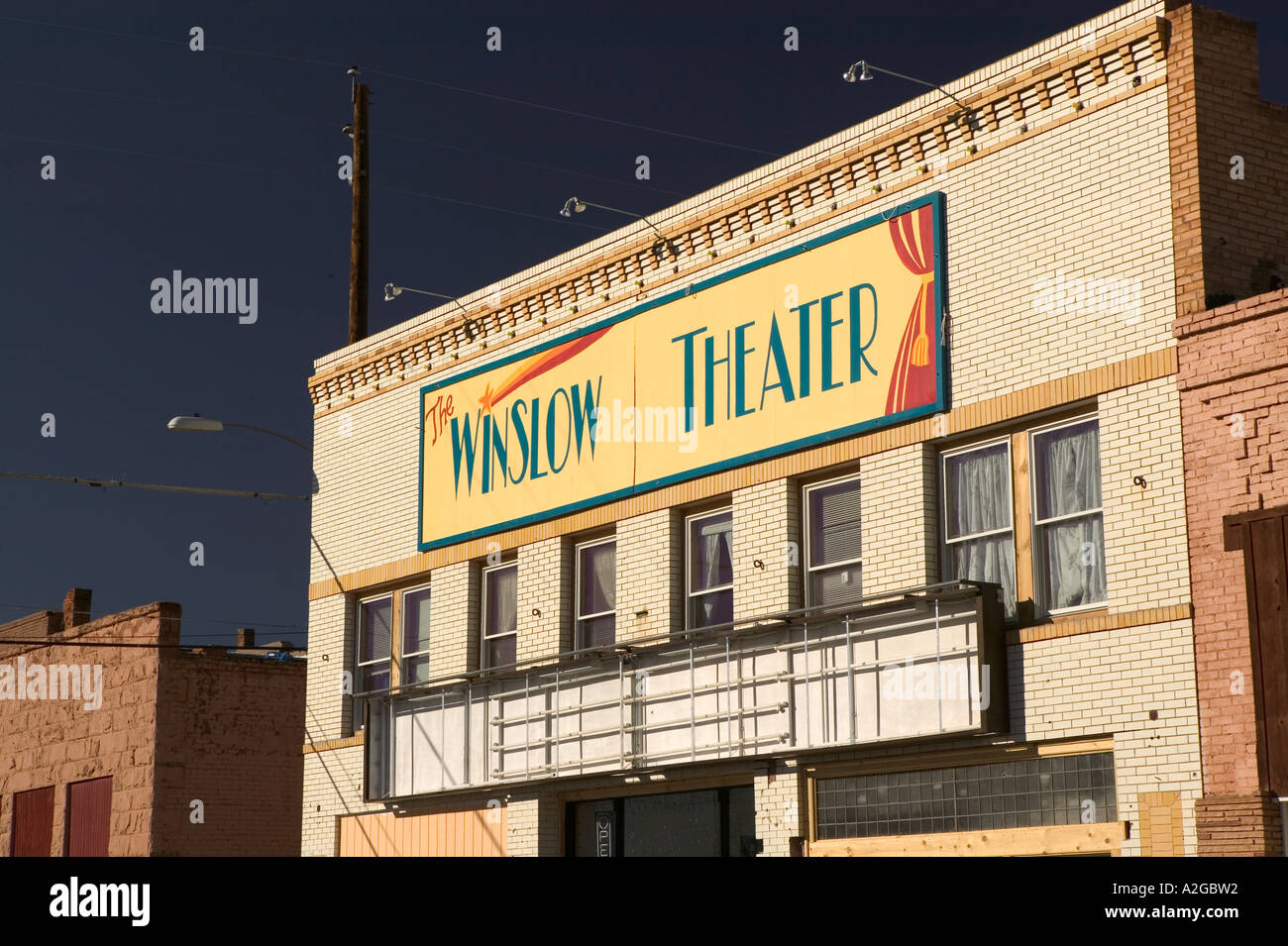 Downtown winslow hires stock photography and images Alamy