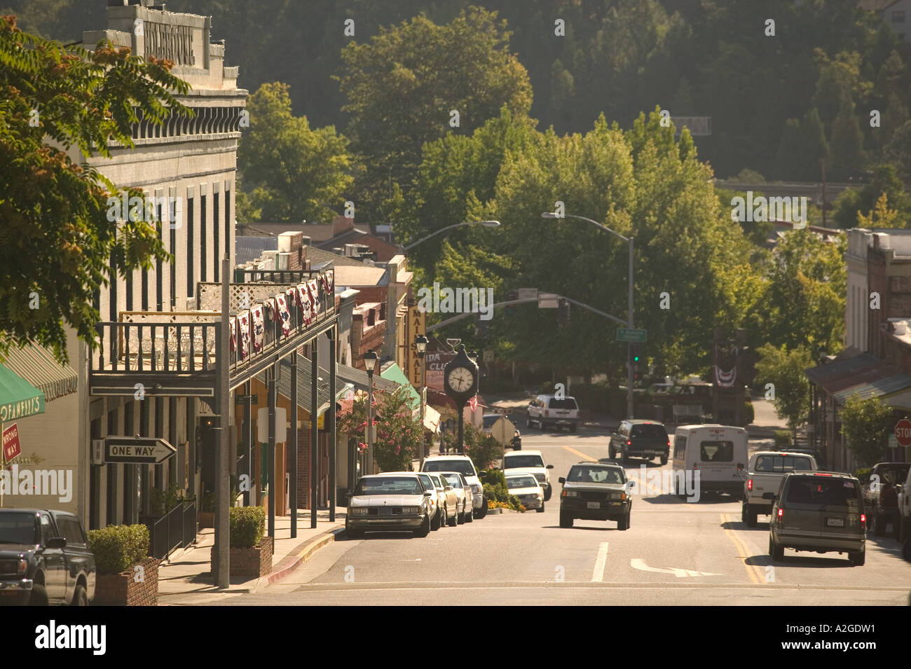 USA, California, Gold Country, Grass Valley Historic Business District