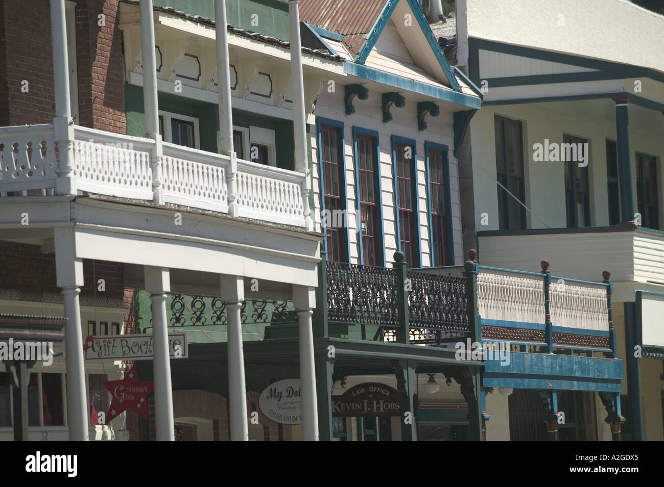 USA, California, Gold Country, Sutter Creek Former Gold Rush Town