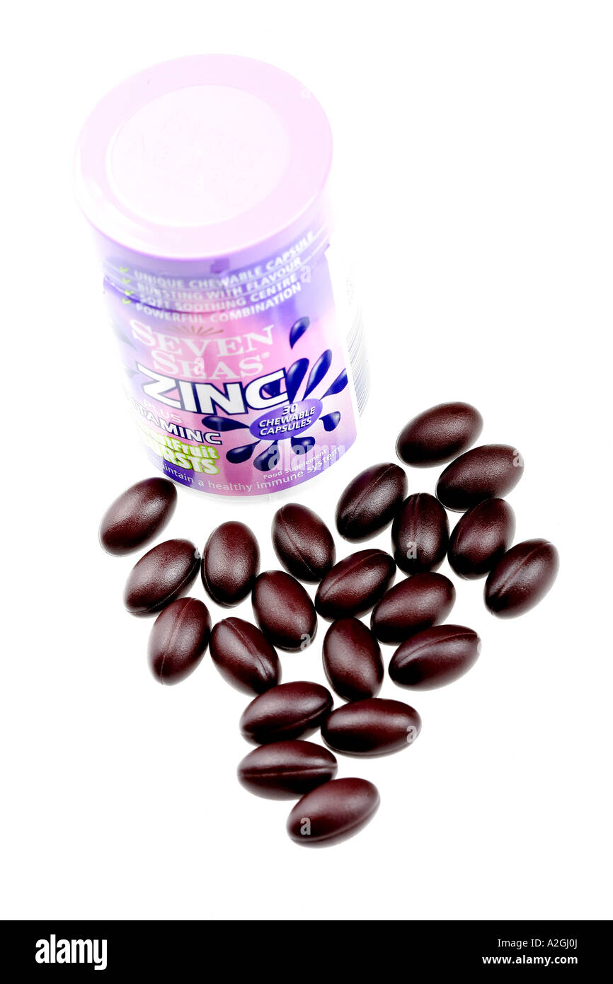 Zinc Tablets Stock Photo Alamy