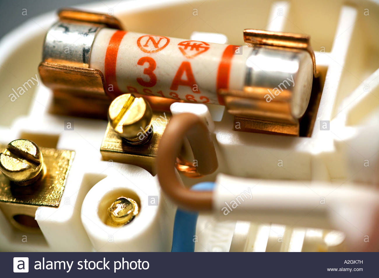 A UK 3 pin plug Stock Photo Alamy