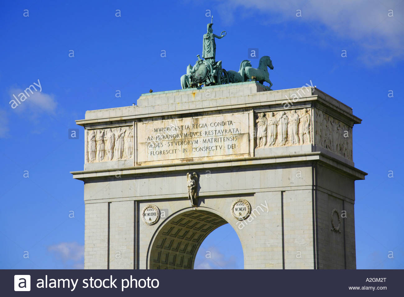 Arco de la Victoria, Madrid Spain Stock Photo