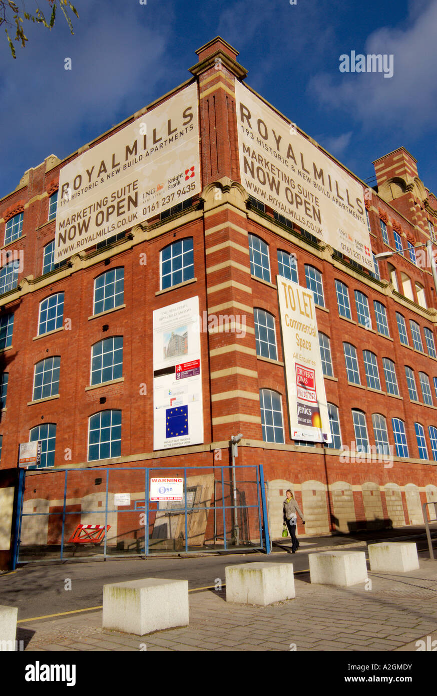 Royal Mills in Ancoats, East Manchester, being redeveloped into luxury