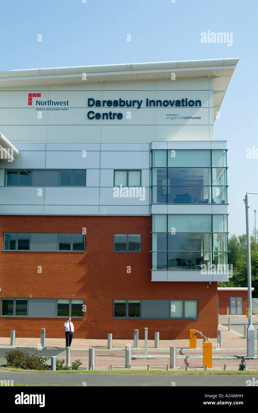 Daresbury Innovation centre is situated on the Daresbury Science and Technical Business park near Warrington Stock Photo