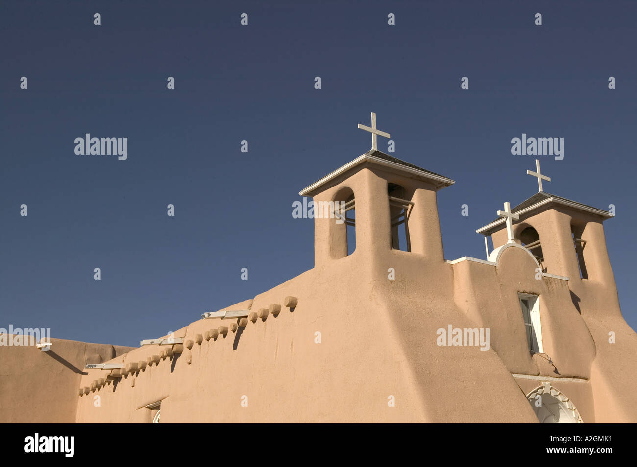 USA, New Mexico, Ranchos de Taos San Francisco de Asis Church (b. mid