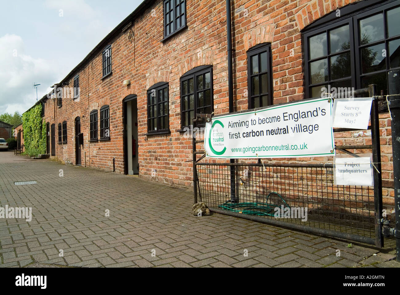 Headquarters for the Carbon Neutral project in Ashton Hayes village in