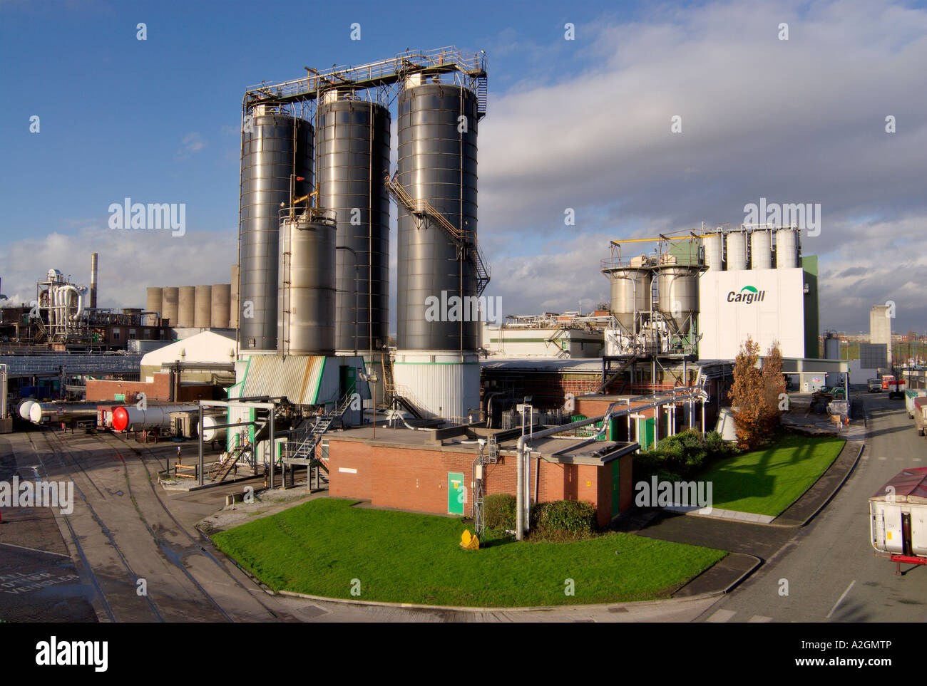 Cargill, formerly Cerestar, in Old Trafford Manchester UK. Food processors Stock Photo