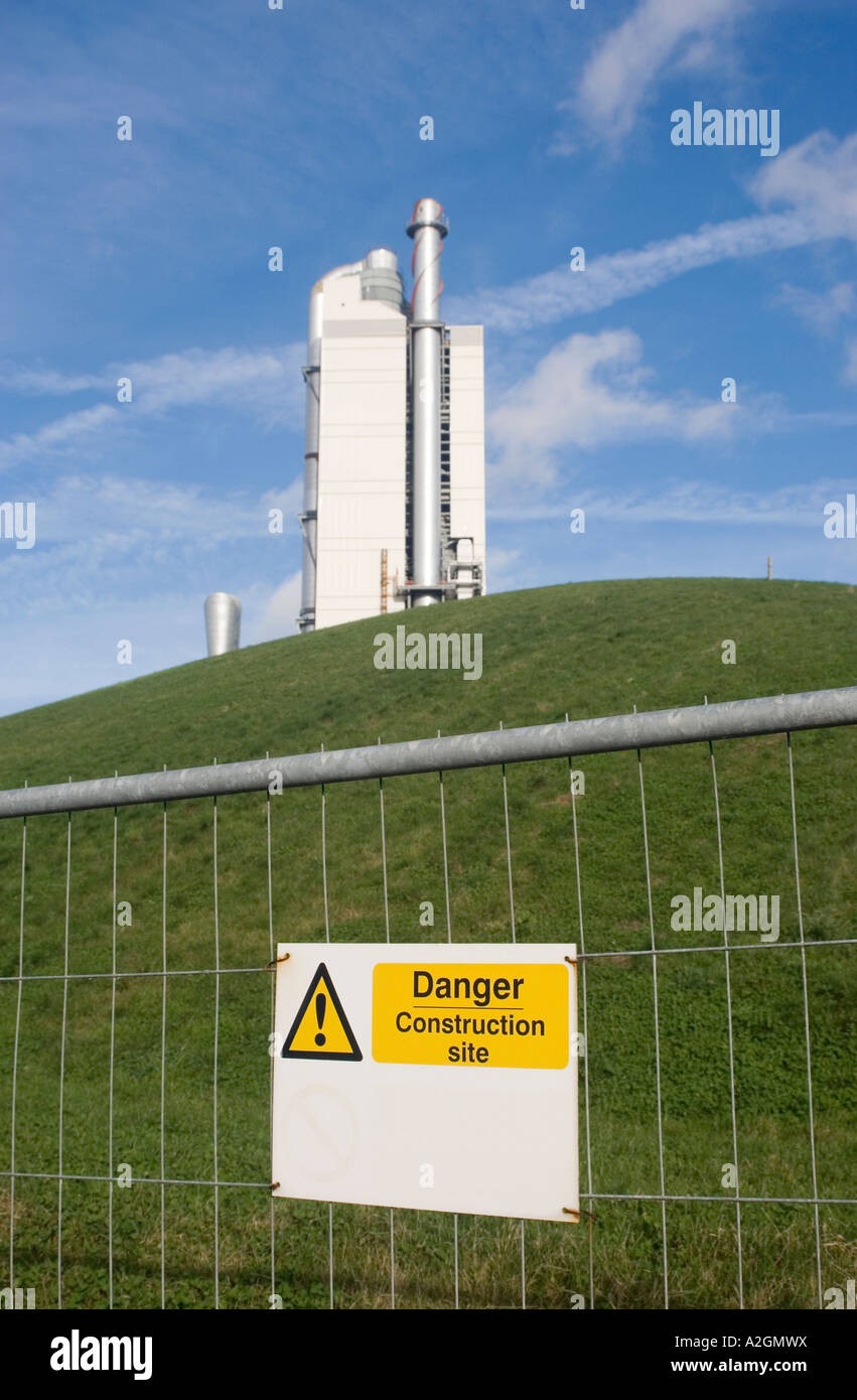 Castle cement works at Padeswood, Clwyd, North East Wales. Stock Photo