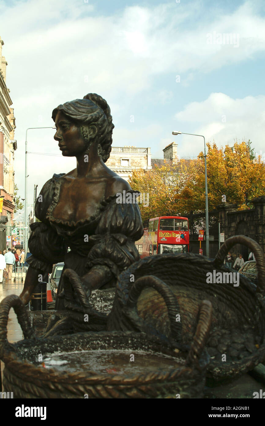 Dublin Molly Malone statue Grafton Street Ireland Stock Photo Alamy