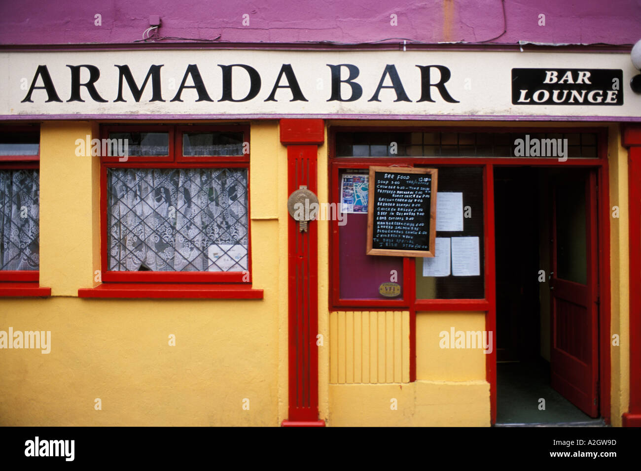 Ireland, County Cork, Kinsale, Armada Bar Stock Photo Alamy