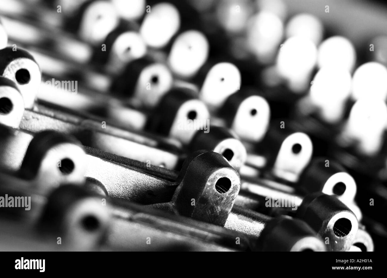 Industrial metal parts pattern Stock Photo Alamy