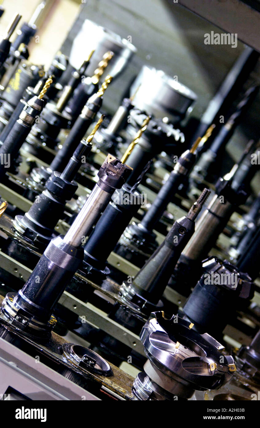 Industrial drill bits Stock Photo Alamy