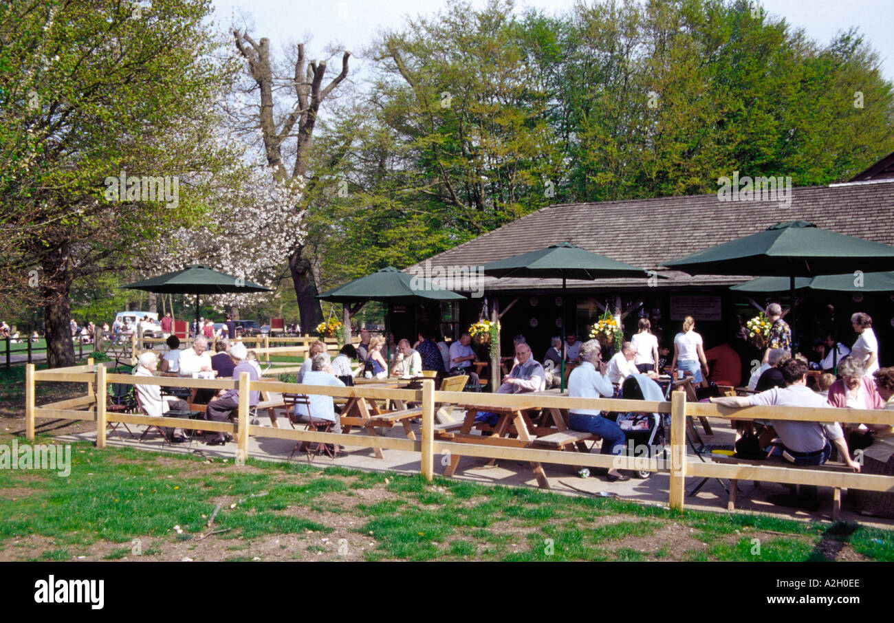 National Trust Cafe Ashridge Estate Hertfordshire Stock Photo