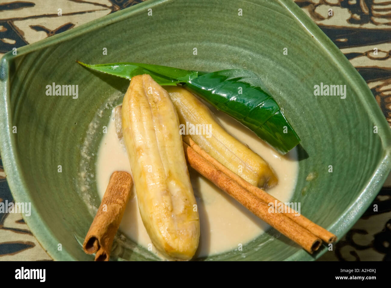 Indonesia Bali Ubud Ladybamboo Villa cooking class Kolak Pisang Banana