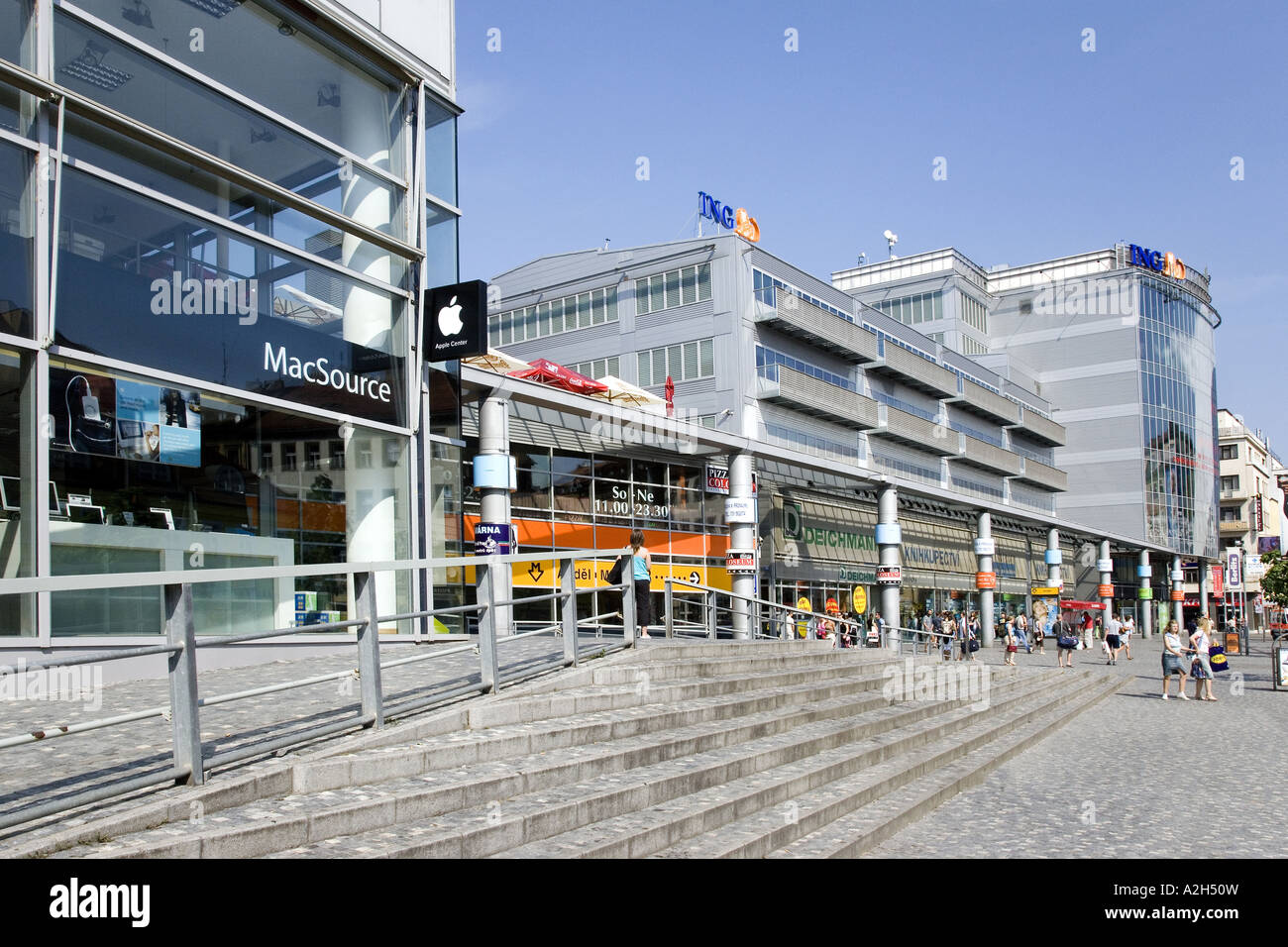 Shopping and Office Building Andel Smichov Prague Czech Republic Stock  Photo - Alamy