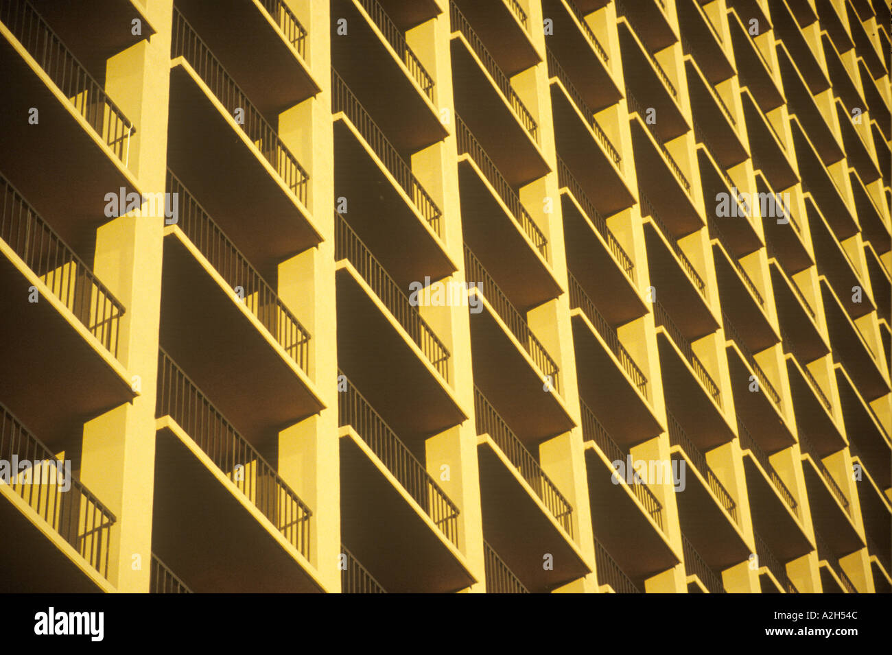 Exterior window patterns patterns of an office building San Antonio Texas 2002 Stock Photo