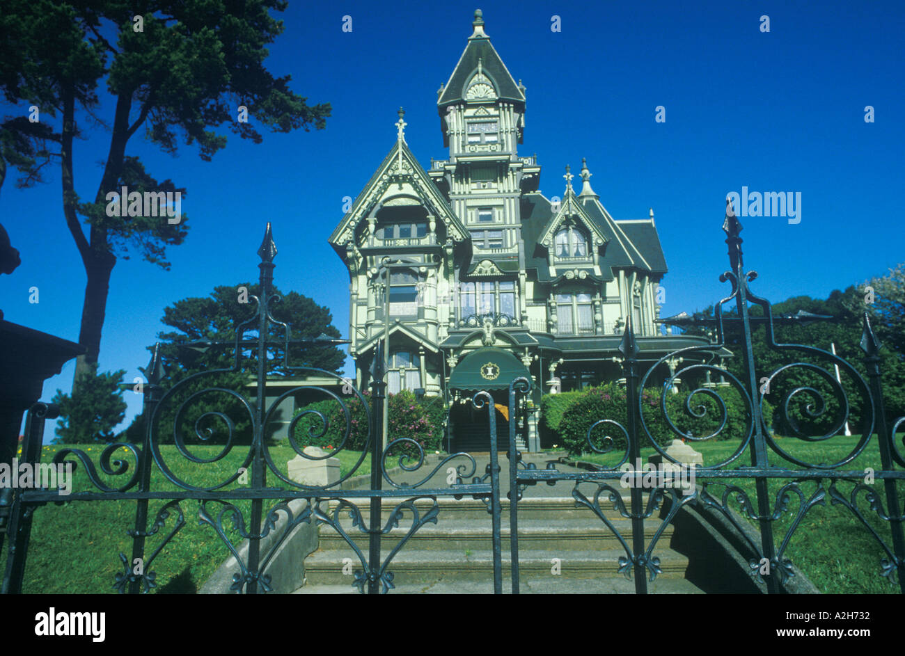 Victorian house Eureka California 2002 Stock Photo Alamy