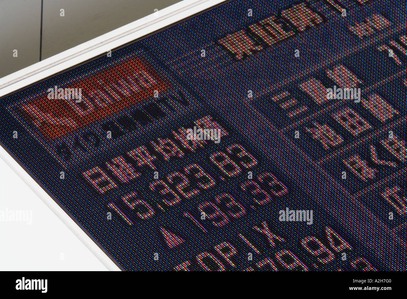 Japan, Tokyo, Financial information display Stock Photo Alamy