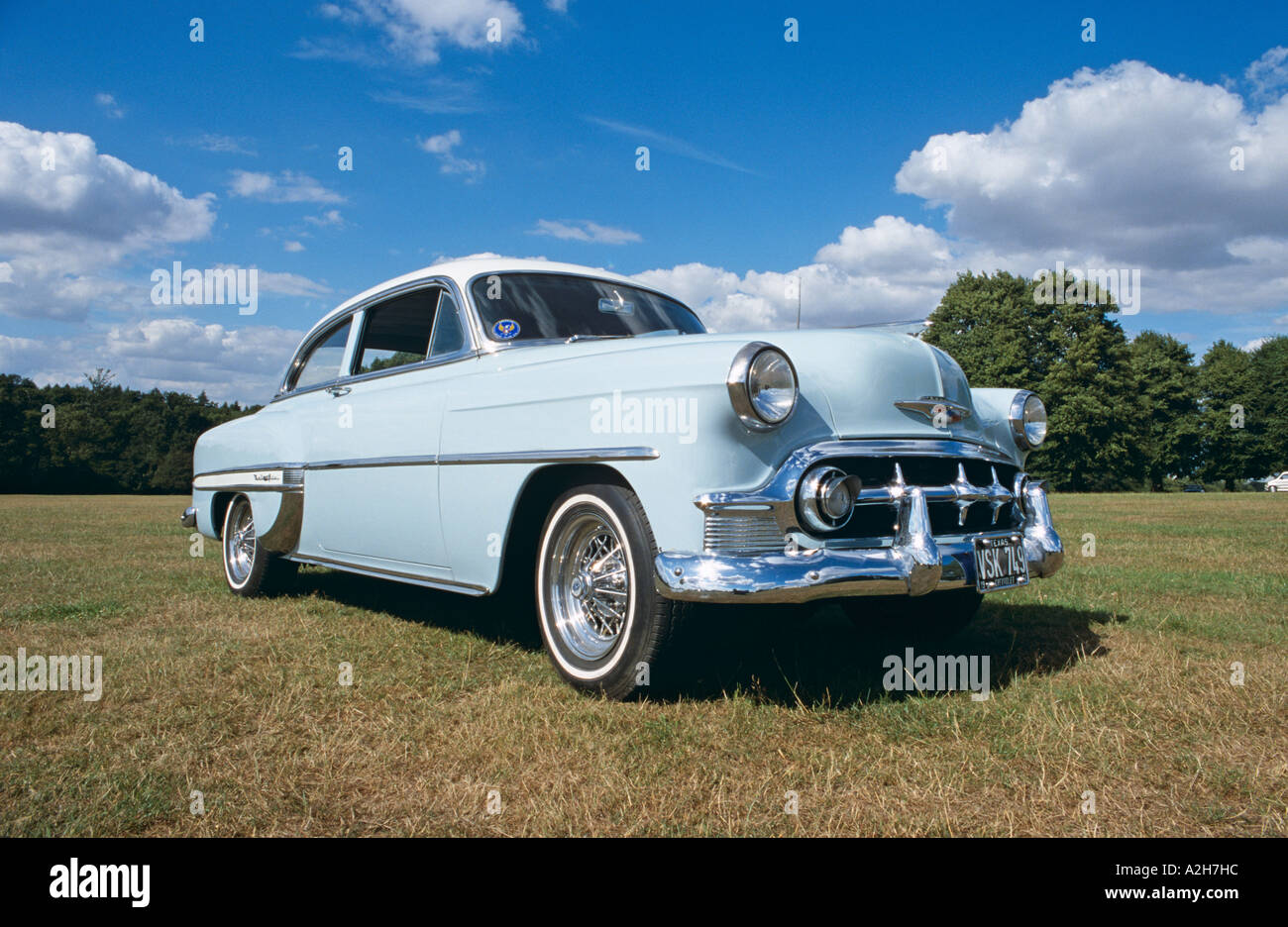 Chevrolet Bel Air of 1953 Stock Photo