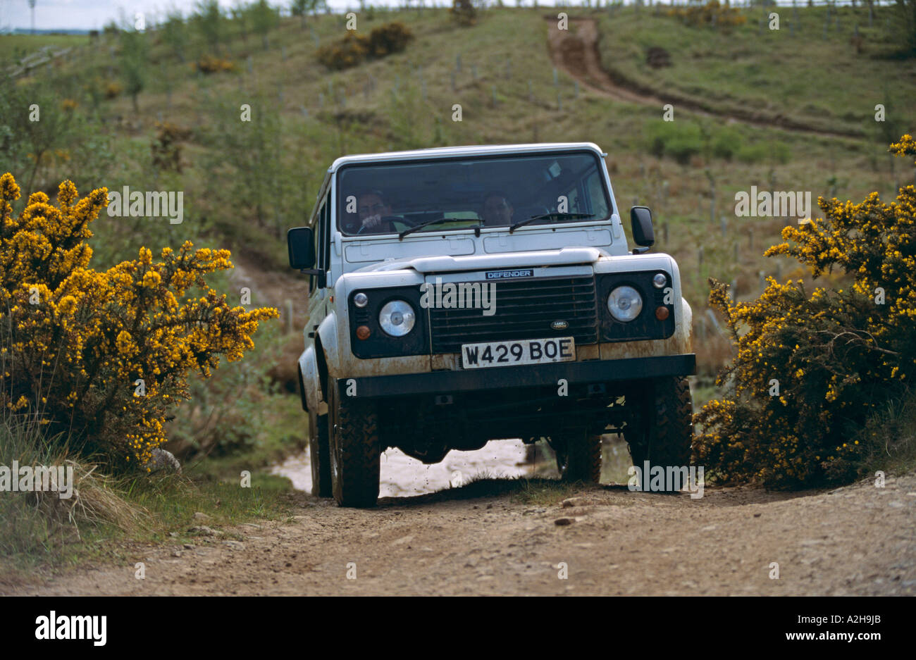 Land Rover Defender of 2000 Stock Photo - Alamy