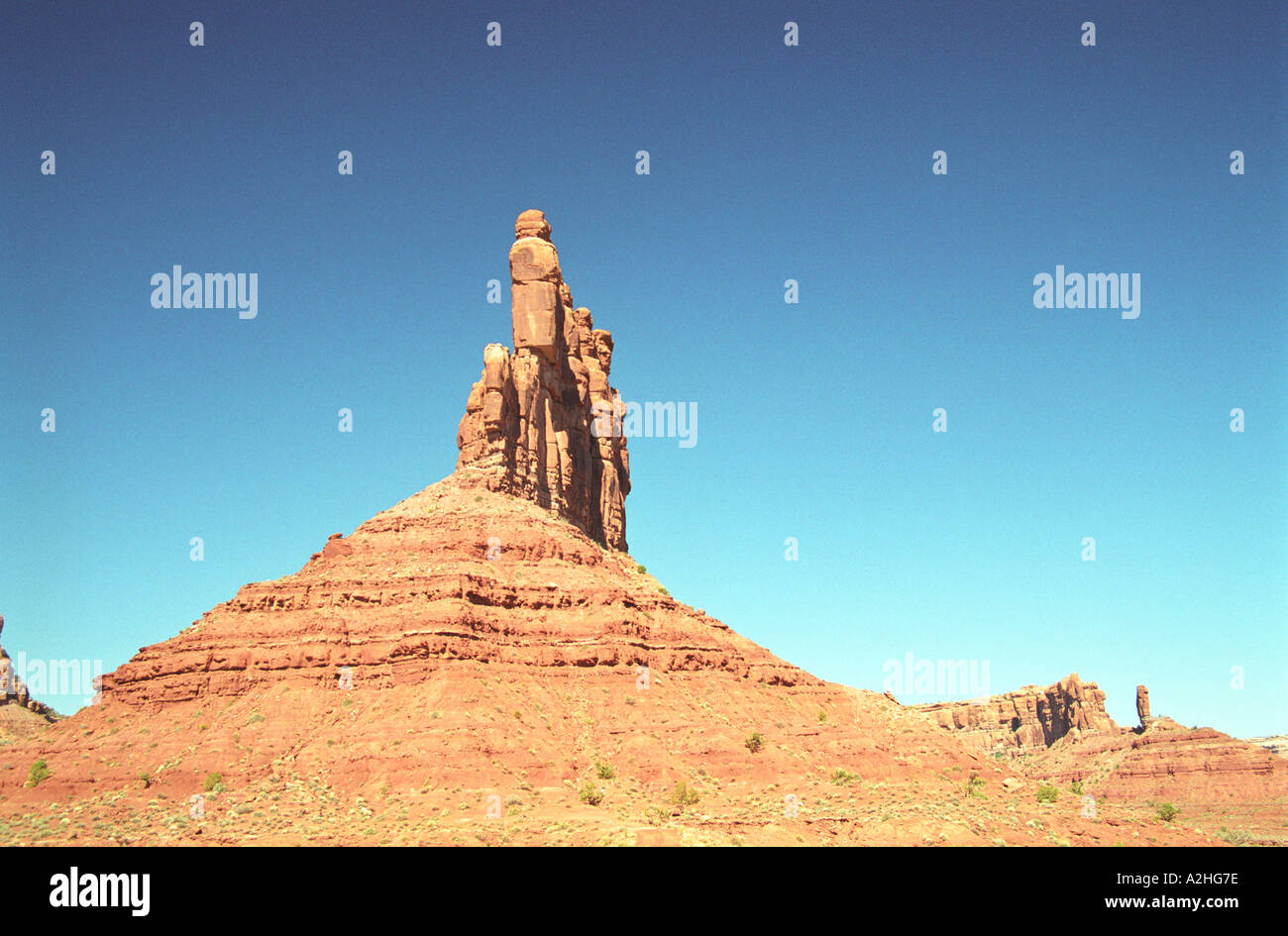 Mesas and Buttes Valley of the Gods Utah Stock Photo Alamy