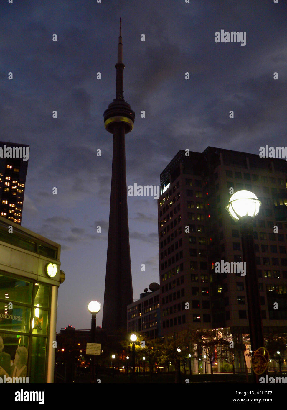 The CN Tower Downtown Toronto Ontario Canada Stock Photo - Alamy