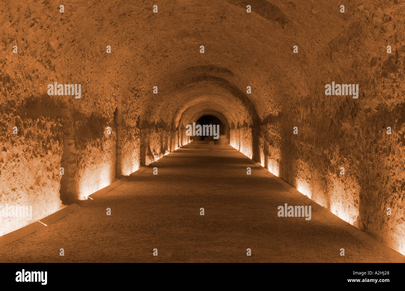 Old Underground tunnel Spain Stock Photo Alamy
