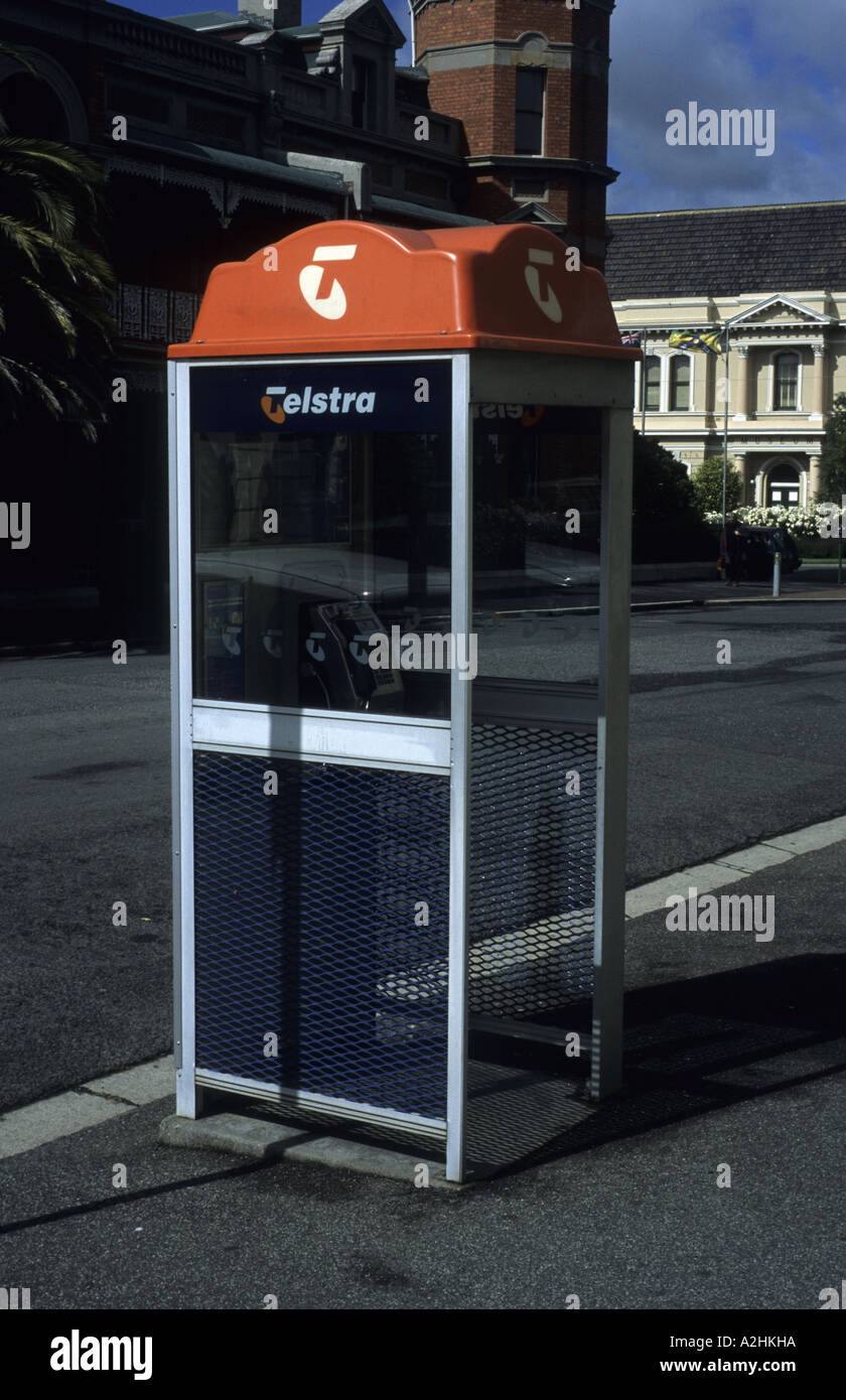 Telstra phone booth hires stock photography and images Alamy