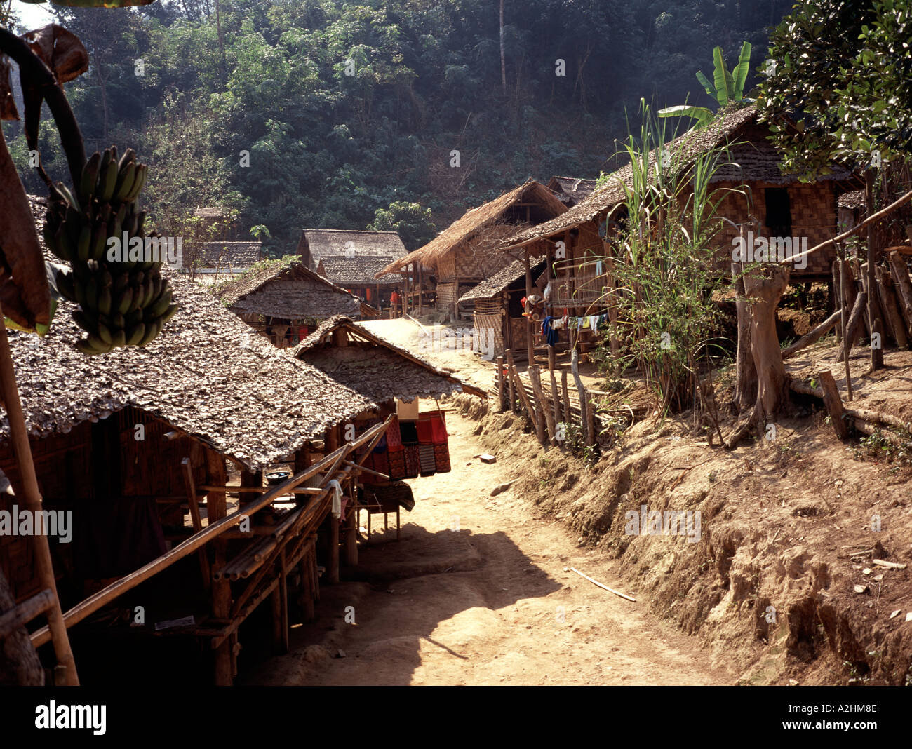 Thailand Mae Hong Son area Nai Soi Padaung Longneck Karen refugee ...