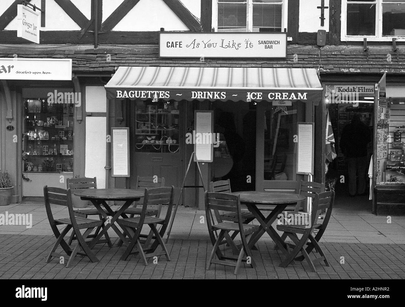 As You Like It cafe, Stratford upon Avon, Warwickshire, England, UK Stock Photo