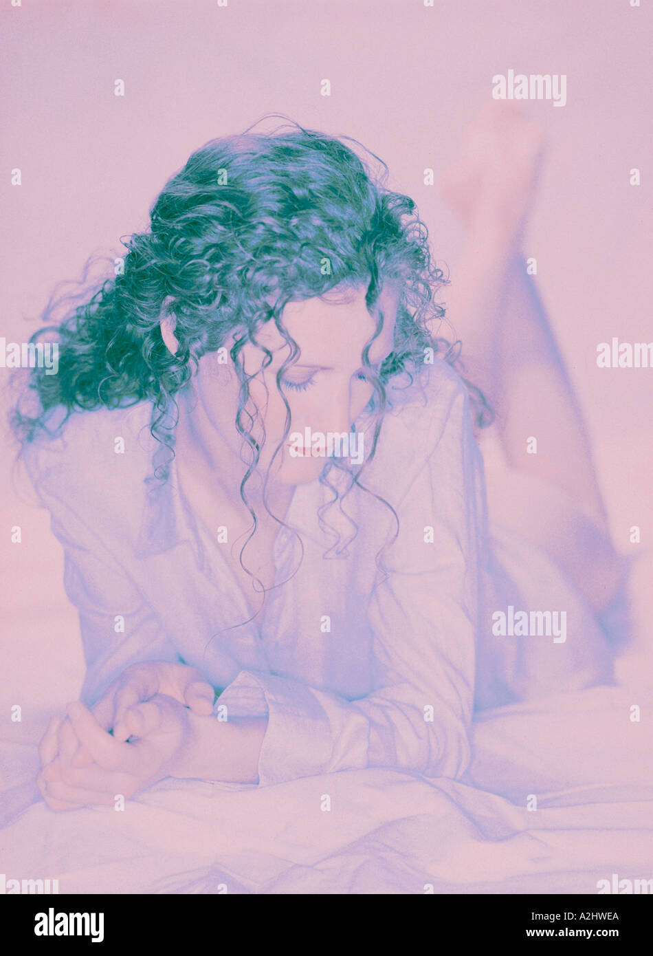 Beauty shot of woman age 20-25. Stock Photo