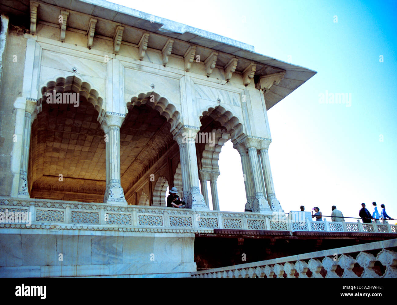 Hall of Audiences in Agra Fort Uttar Pradesh India Asia Stock Photo Alamy