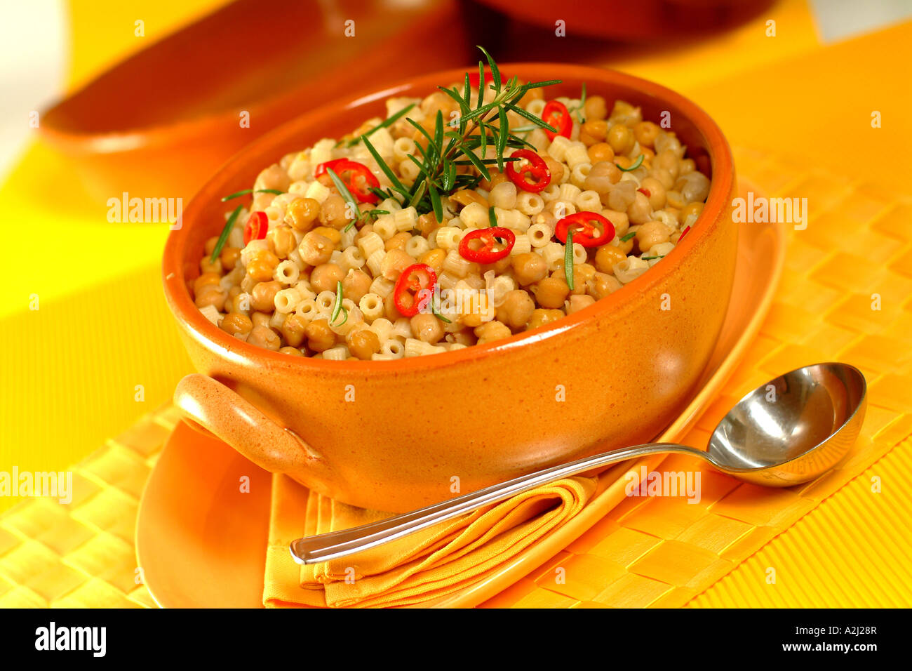 Chick Pea Soup Stock Photo Alamy