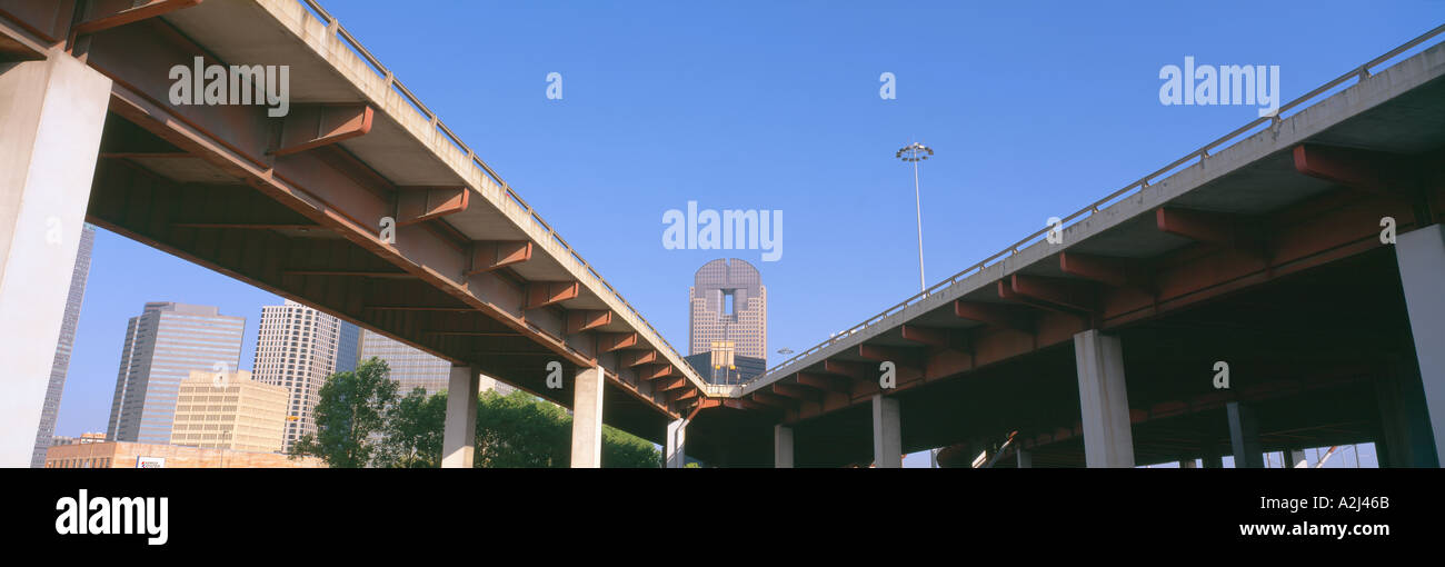 Dallas City Center Texas Stock Photo