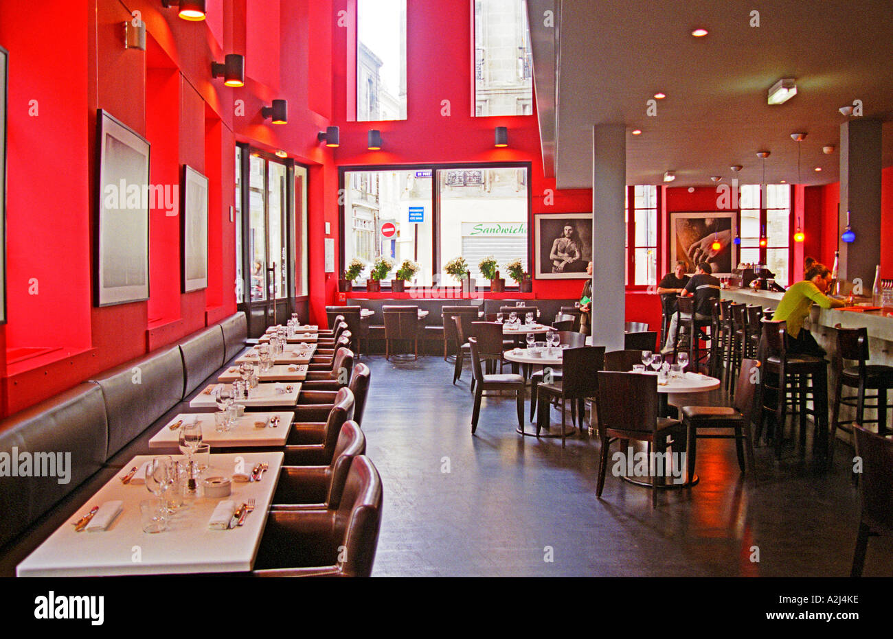 restaurant le caf du thtre modern stylish restaurant in the old town A2J4KE