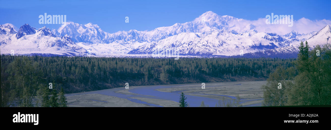 Mount McKinley Alaska Stock Photo