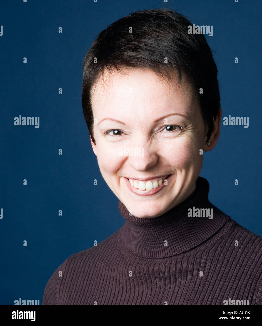 Portrait Caucasian woman Stock Photo