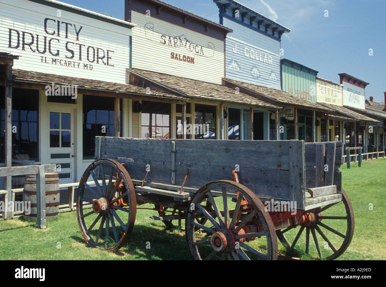 Front street boot hill museum hi-res stock photography and images