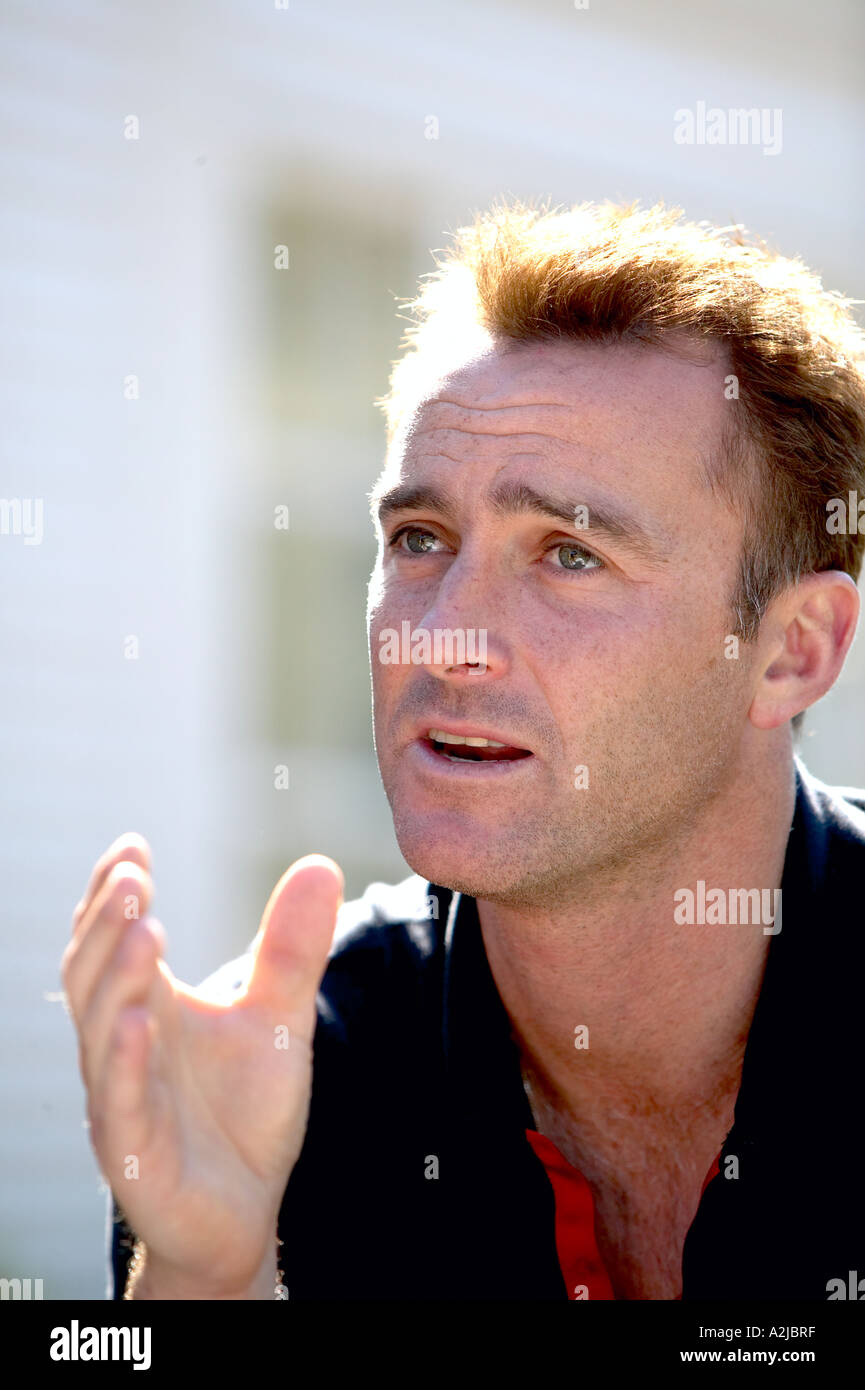 England and Surrey Cricketer Graham Thorpe pictured at Hampton Court ...