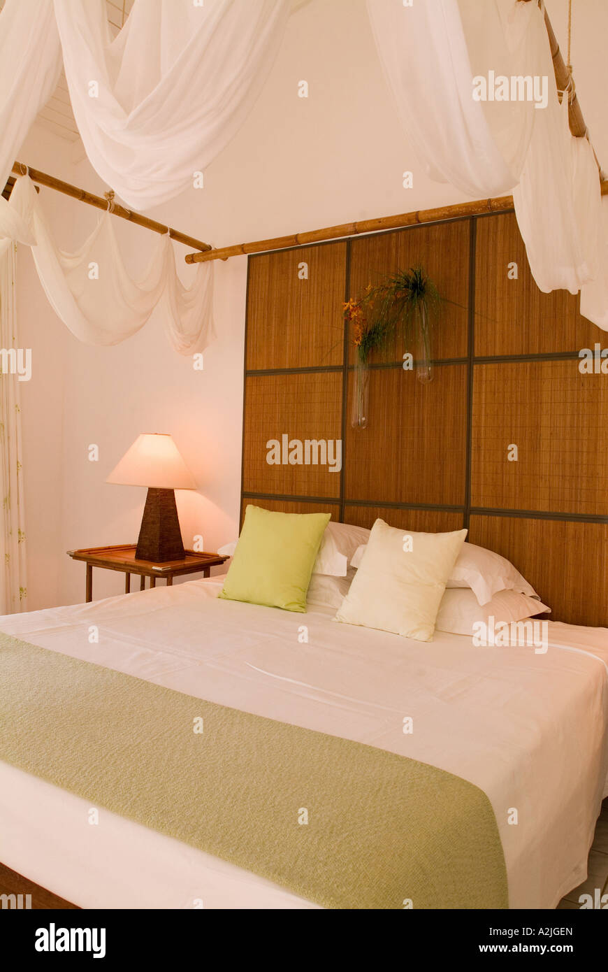 Bedroom of the Montpelier Plantation Inn Stock Photo