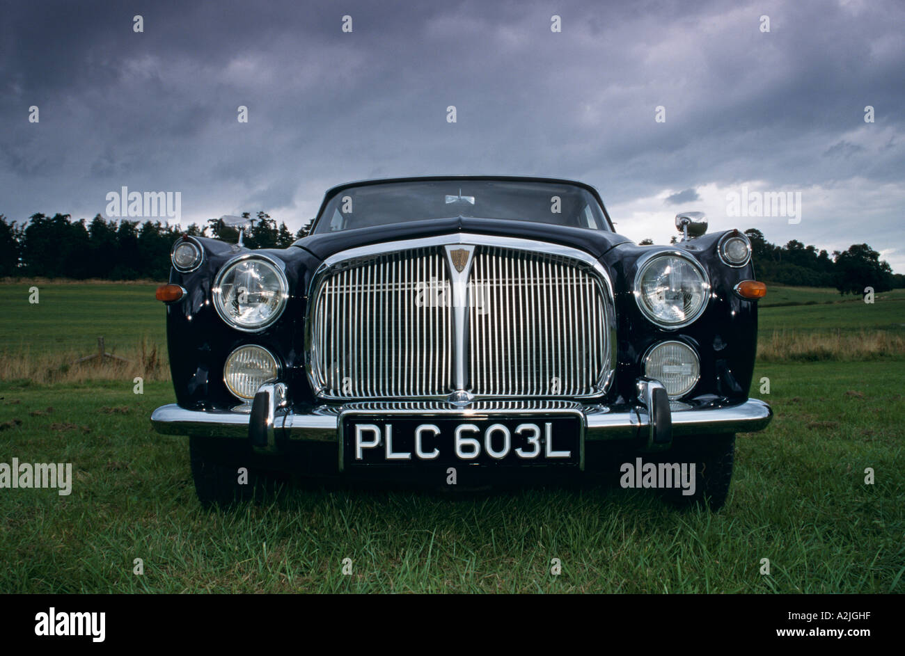 Rover 3 point 5 Coupe P5B of 1973. Model years 1967 to 1973 Stock Photo